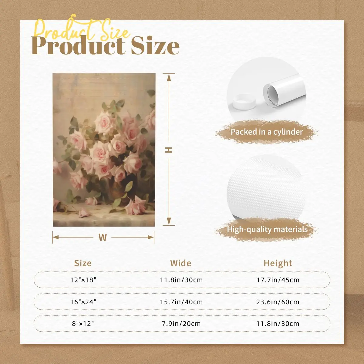 لوحة فنية جدارية حديثة من القماش، ديكور الغرفة، 12 × 18 بوصة، ديكور غرفة كاواي #3