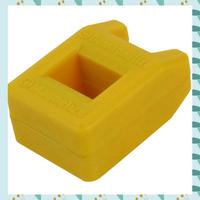 A71P 10X Screwdriver Magnetizer Degaussing Demagnetizer Magnetic Practical Pick Up Tool Color:Yellow