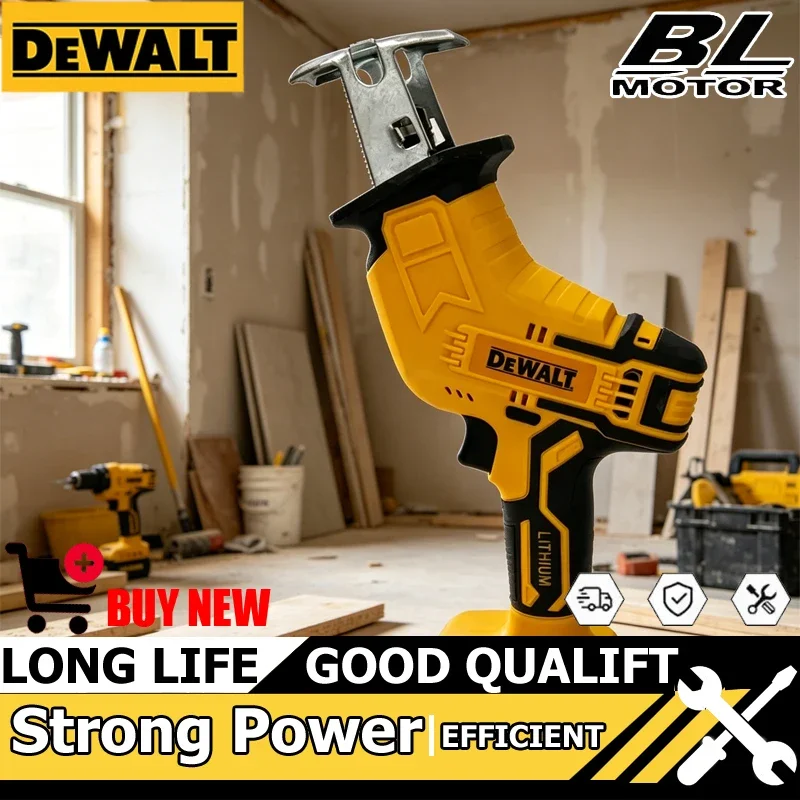 

Dewalt 2800RPM Cordless Reciprocating Saw 20V Brushless Electric Saw Multifunctional Metal Wood Pipe Cutting Saw 18V Power Tool