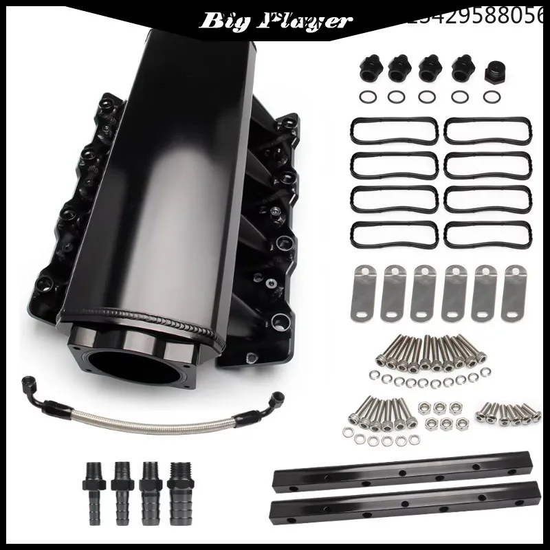 

92MM 102MM LS1 LS2 LS6 TIG WELDED Fabricated Intake Manifold with Fuel Rails