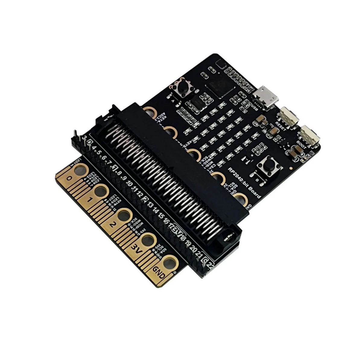 2 قطعة ل بيكو RP2040 بت اللوحة الأم متوافق مع بي بي سي Microbit شكل بيثون البرمجة اللوحة الأم