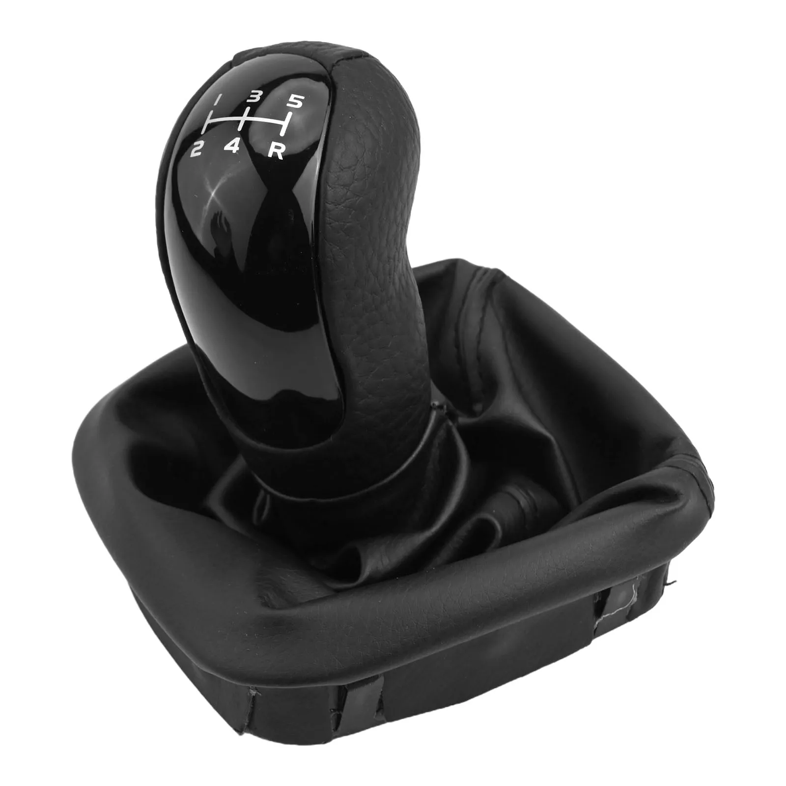 /Black /ABS /Leather Shift Knob Cover Kit For Mercedes W168 A-Class 1997-2004 Gear  For Shifter Head Protection Interior