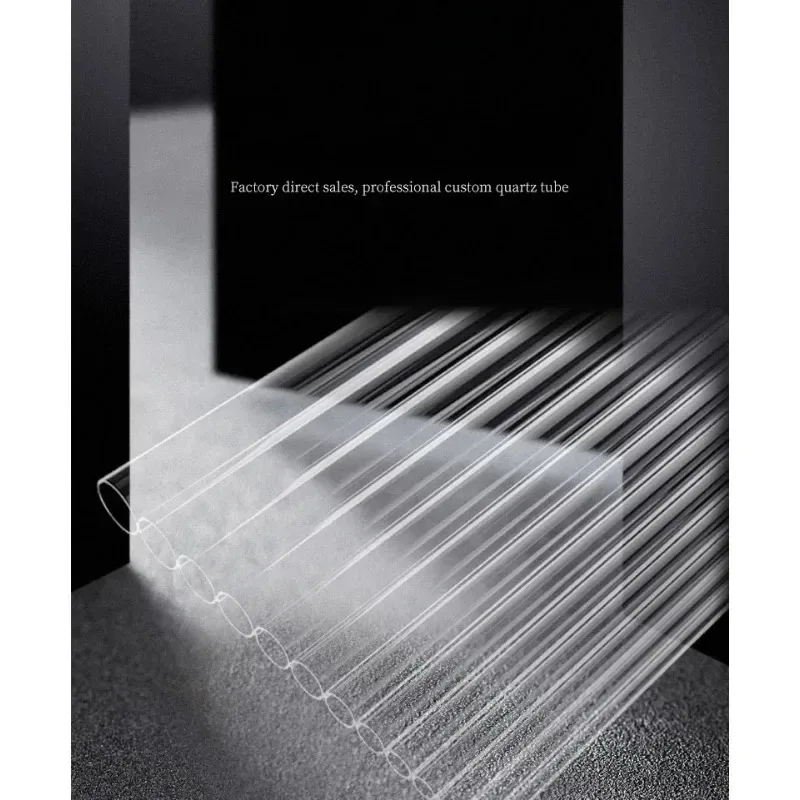 1200 Degrees Quartz Glass Tube Customized for Scientific Research Lab
