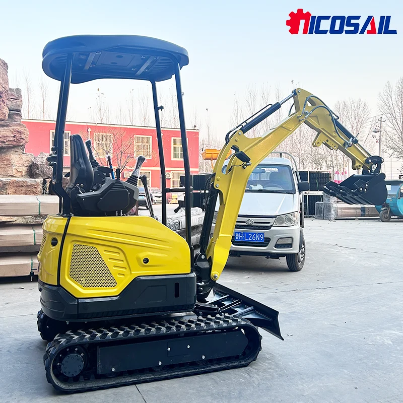 Mini Excavator for Sale with Diesel Engine Crawler Type Compact Hydraulic System Various Attachments Available