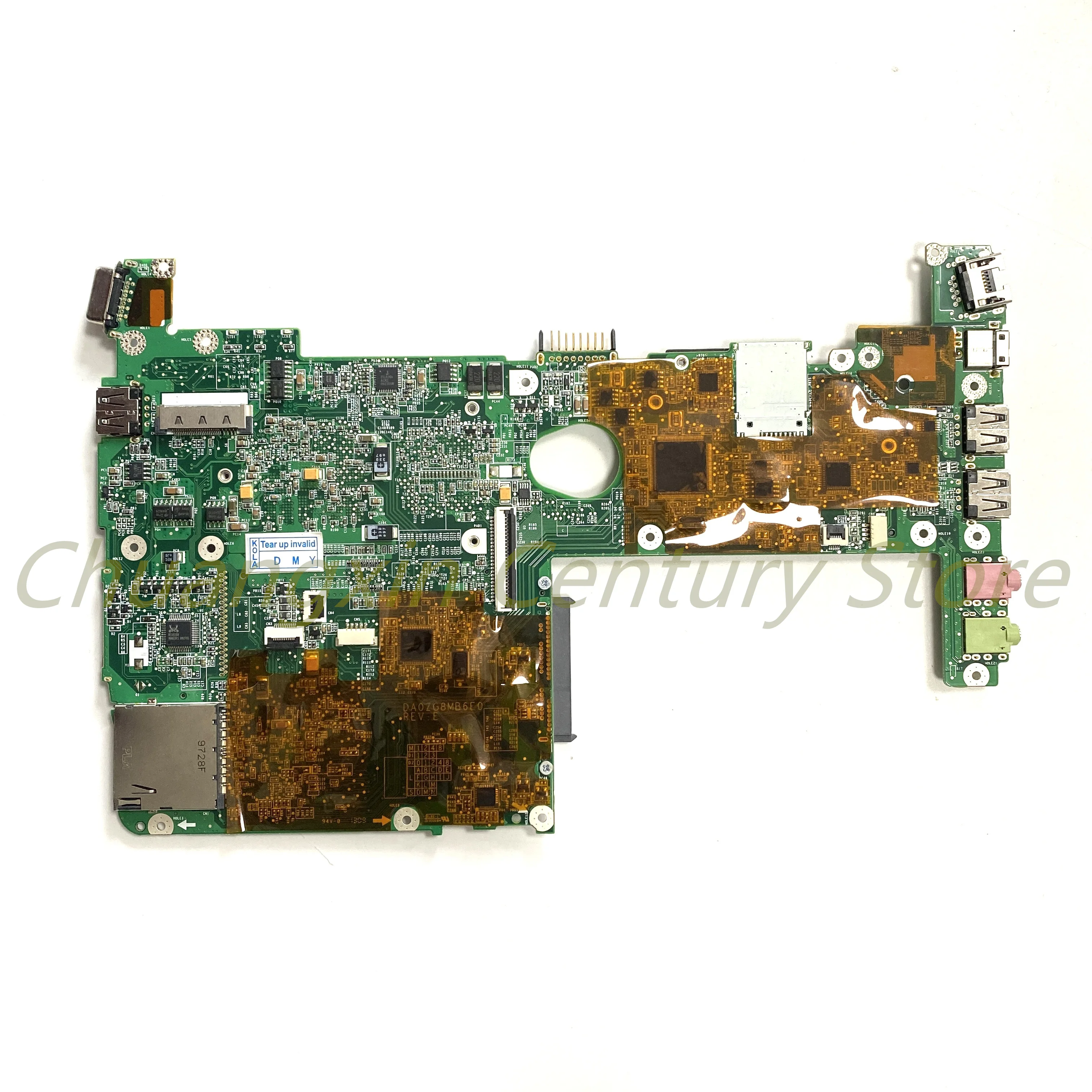 Acer Aspire One ZG8 531H Laptop Motherboard DA0ZG8MB6E0 with N280 - 100% Tested Fully Working Compatible Component