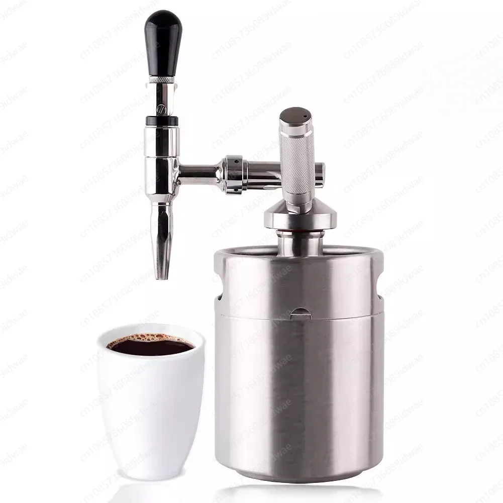 

2L Nitrogen Coffee Machine Cold Brew Tea Ice Brew Stainless Steel Foaming Gun Foaming Liquid Ice Cream Machine Cold Brew Coffee