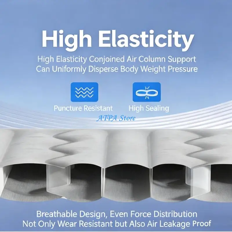 

U13C Orthopedic Design Inflatable Bed for Car featurings Skin Friendly Fabric Comfortable Sleep during Long Journeys