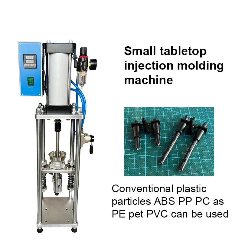 Vertical Injection Molding Machine 20g Desktop Polymer Plastic Injection Molding Machine USB Head Plug Molding Machine 220V/110V