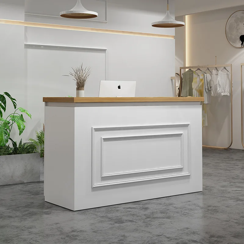 

Checkout page Counter Clothing store Small beauty salon Front desk Milk tea shop Nordic bar cabinet