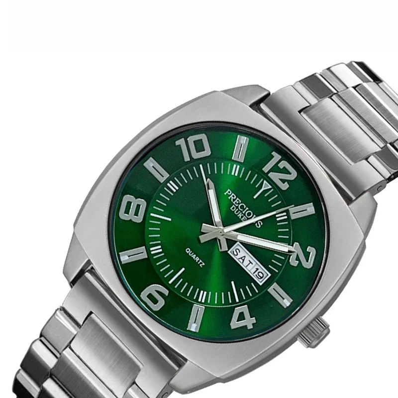 Men's Business Calendar Luminous Wristwatch Vintage Leather Waterproof Quartz Watches for Men relogio masculino reloj hombre