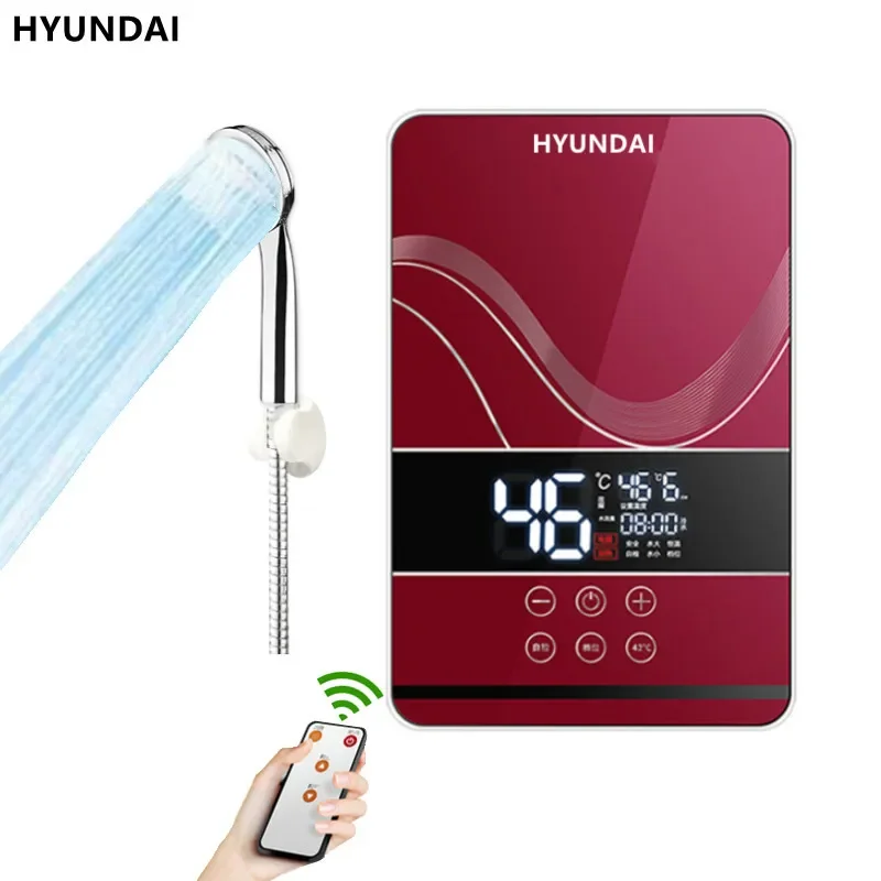 

Electric Water Heater Electric Shower Quick Heating DC Machine Household Kitchen Bathroom Unlimited Hot Water Remote Control