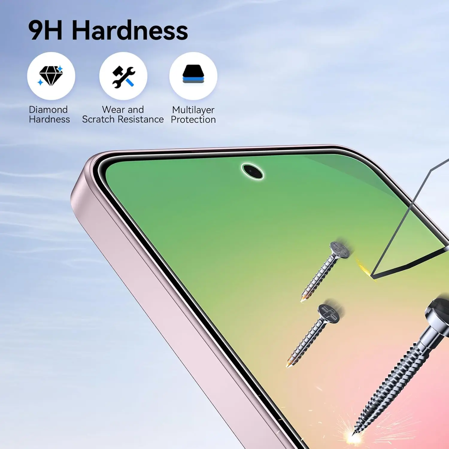 Samsung A56 5G用強化ガラススクリーンプロテクター