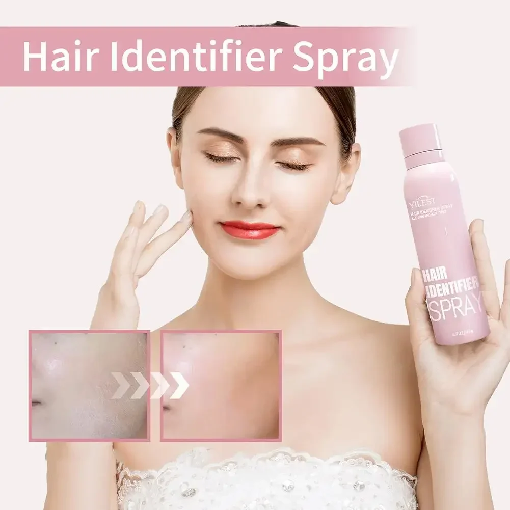 Spray do identyfikacji włosów Dermaplaning Spray w proszku do włosów na twarzy Nawilżający spray do pielęgnacji skóry Dermaplaner Spray do golenia twarzy