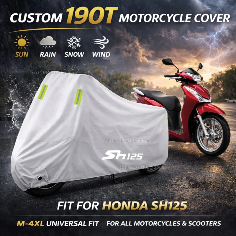

Чехол для скутера HONDA SH125 SH125i SH 125 150i, водонепроницаемый, сверхпрочный, для улицы, защита от дождя, пыли и солнца