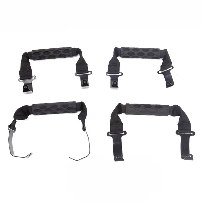 4Pcs Top Roof Roll Bar Grab Handles Grip For Jeep Wrangler JL 2018 2019 2020 2021 Car Accessories