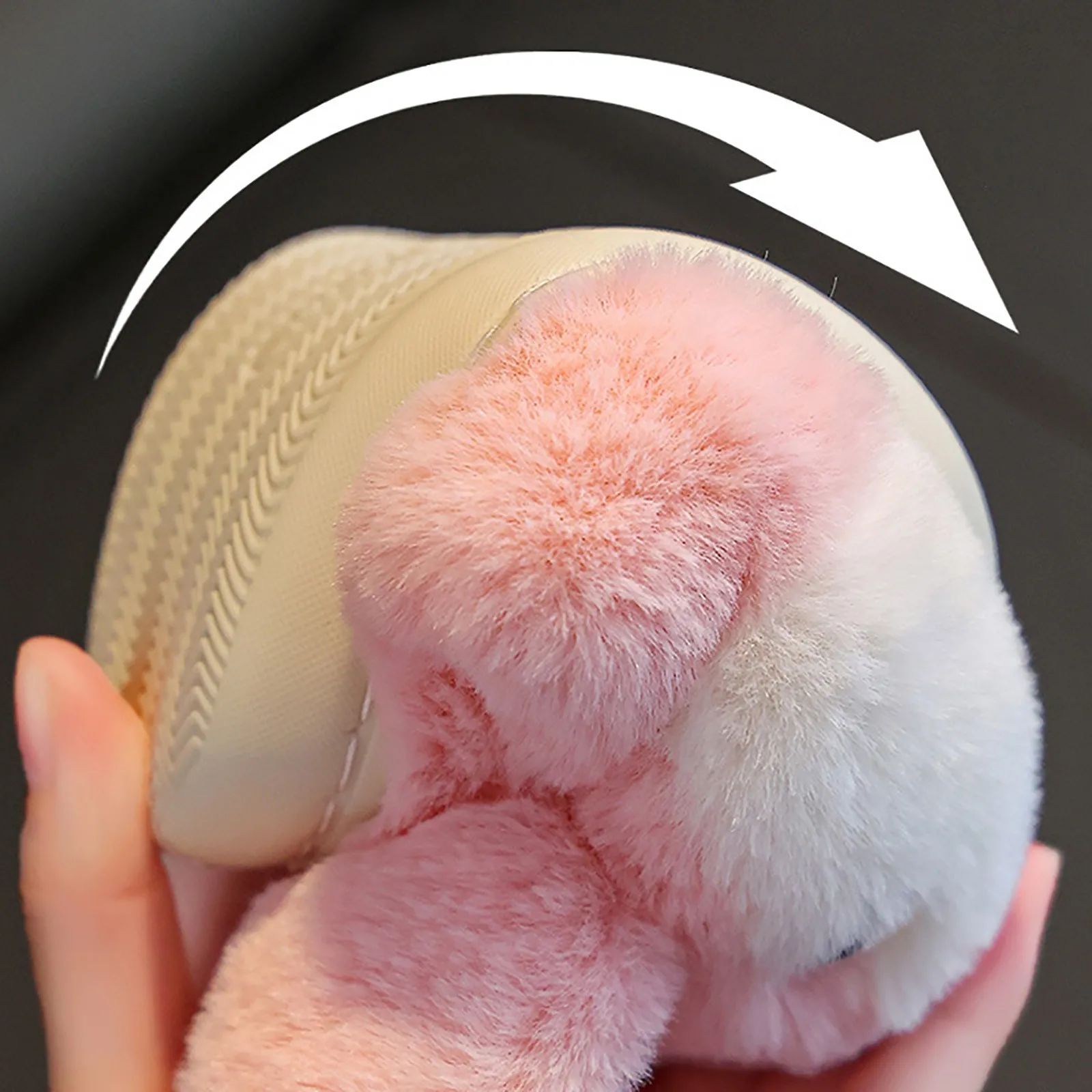 Winter Children Cotton Slippers Warm Winter Comfortable Classic Cartoon Rabbit Boys And Girls Soft Sole Home Kids Plush Slippers