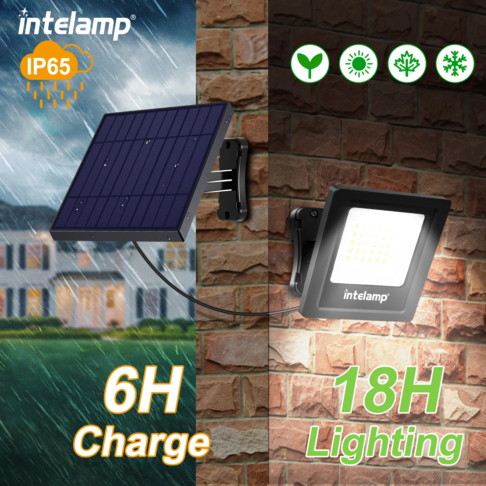 Lámpara Solar de 2 piezas para exteriores, luz de pared superbrillante IP65, farola impermeable, luces de seguridad para jardín, Patio, porche