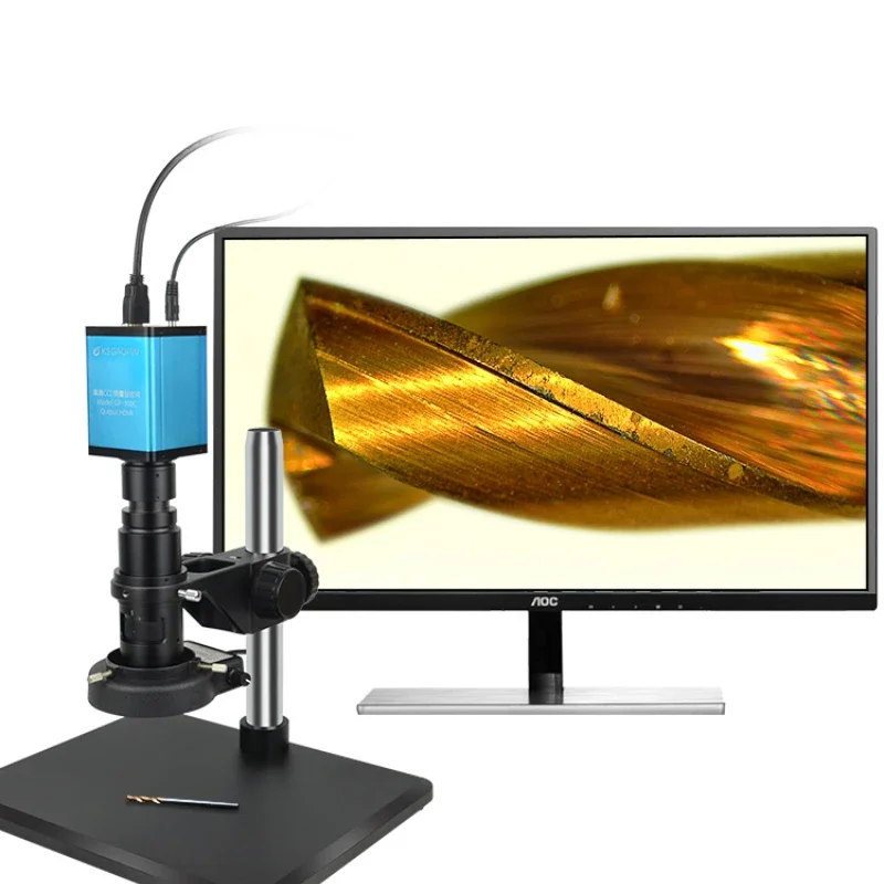 Microscope Industrial CCD with Display HDMI Professional 4K High Power Repair