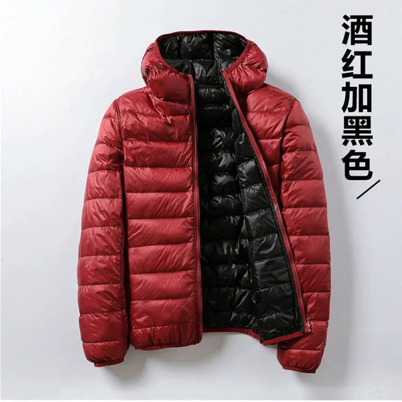 2 in 1Ultra light Down Jackets 2026 Women Both Sides Wear 90% Duck Down Coats Lady Waterproof Portable Puffer Jacket Outerwear