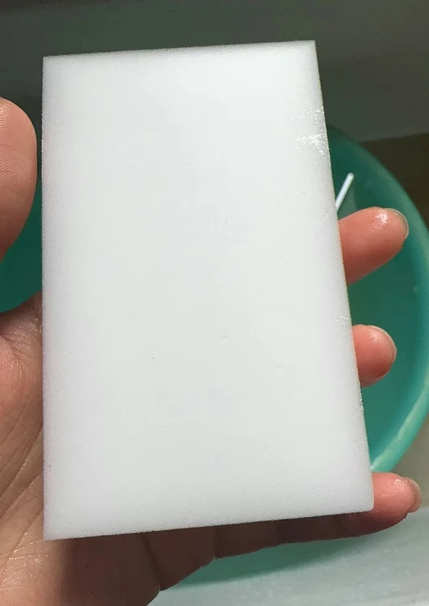 

1PCX Melamine Sponge White Magic Sponge Eraser Melamine Cleaner Multi-Functional Eco-Friendly Kitchen Magic Eraser 100*60*20mm
