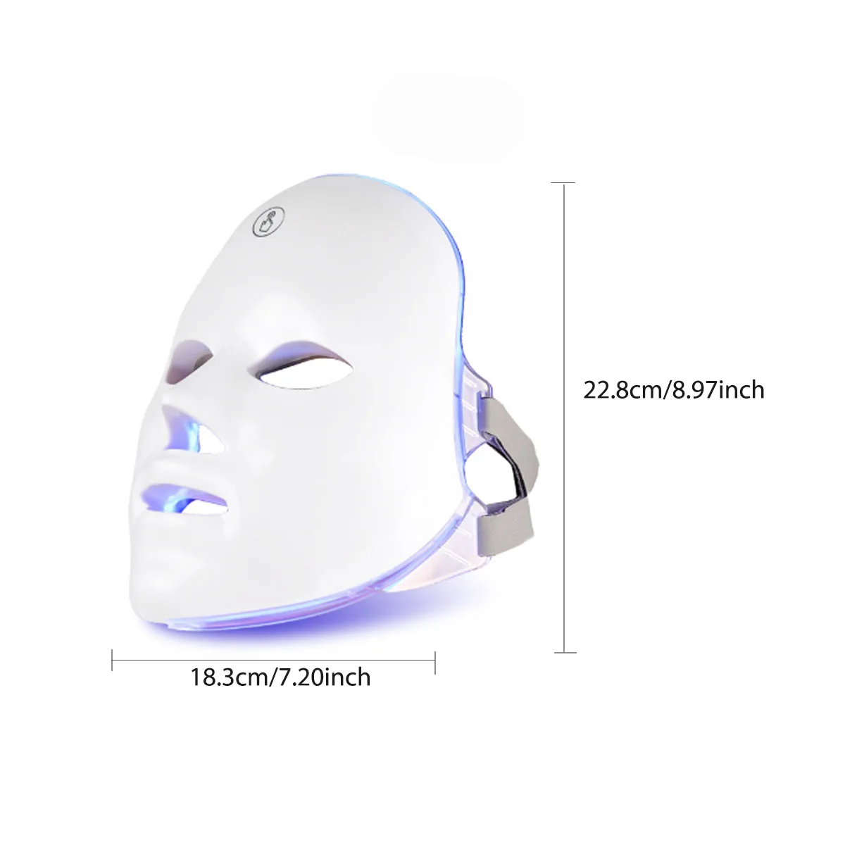 7 Colors LED Facial Mask Photon Tool Face Skin Care Mask Skin Rejuvenation Tools Anti Acne Wrinkle Removal Face Beauty Mask