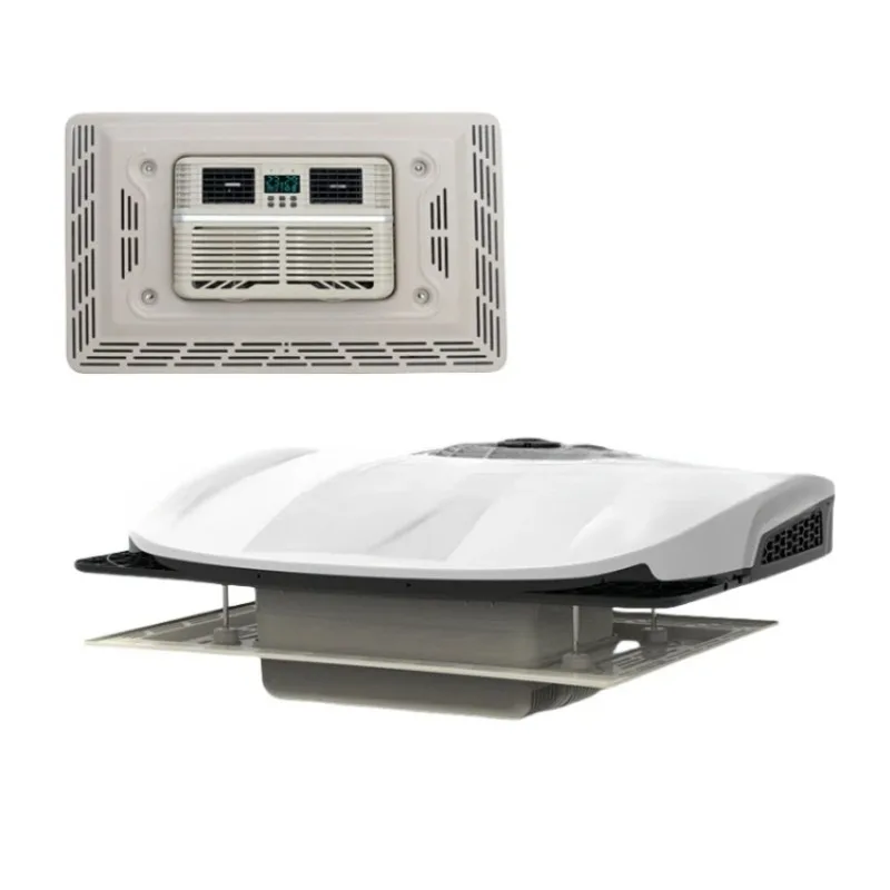 RGFROST New Type All-In-One 12v 24v Rooftop Car Air Conditioner Cooler Compressor Cooling Evaporator Sleeper Parking Unit