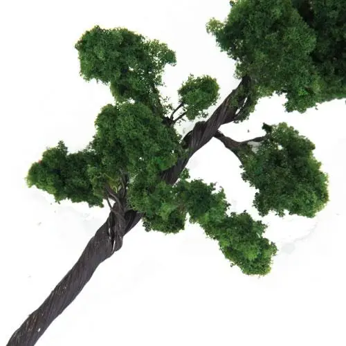 Mountain Pine Green Tree Model Plastic Miniature Decor for Model Train Scenery and Crafting