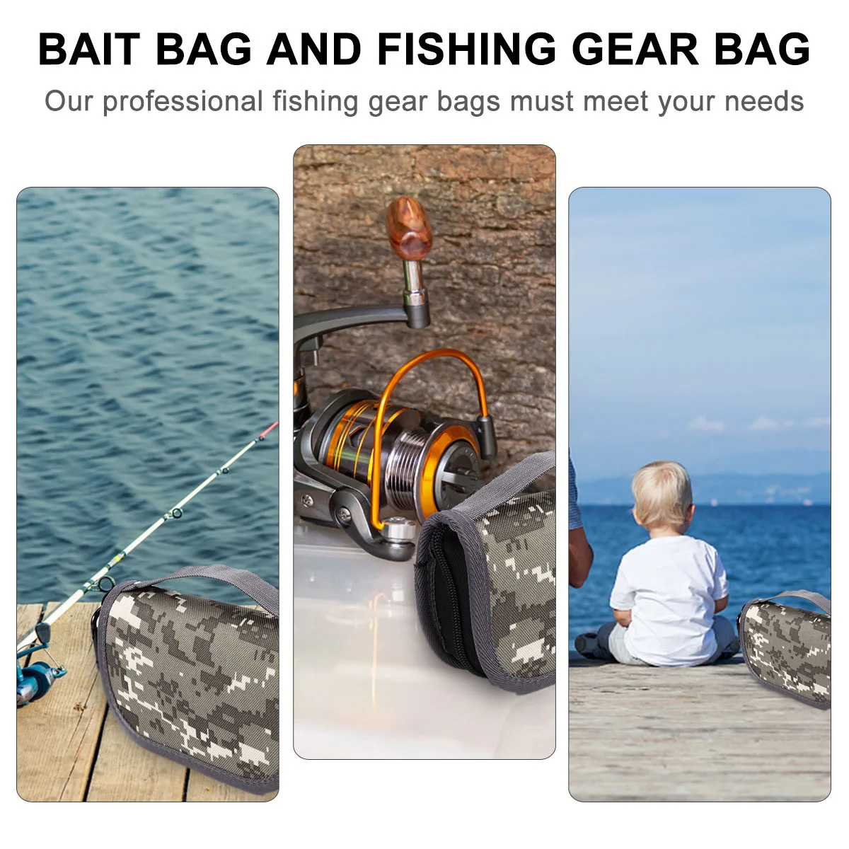 

Portable Fishing Tackle Bag Eva Material No Peculiar Smell No Fading Abrasion Resistance Lure Bait Container Fly Fishing Bag
