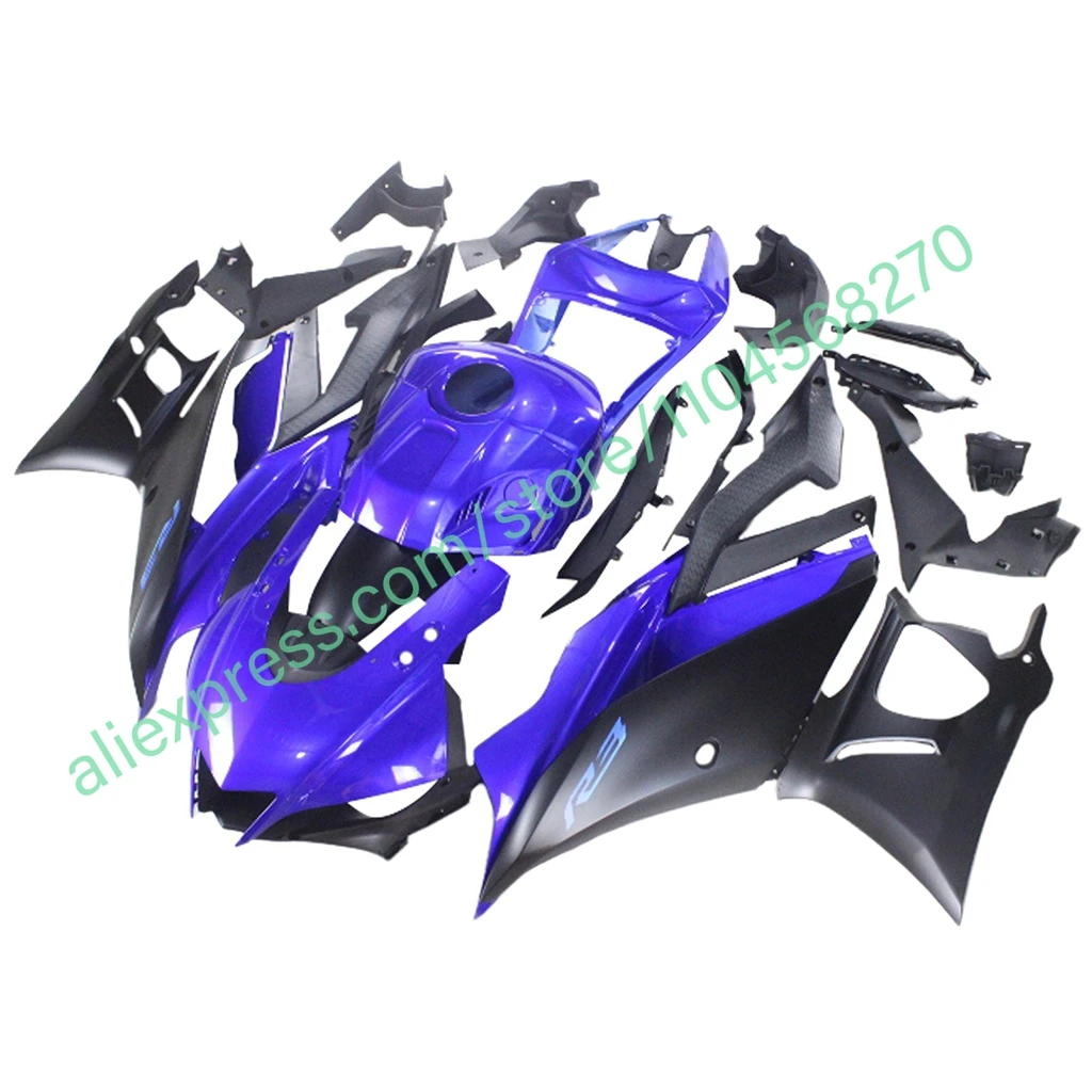 Untuk YAMAHA YZFR3 R25 2019-2024 ABS Plastik Motor Fairings YZFR25 R3 19-24 Set Panel Kit Bodi Fairing Cetakan Injeksi