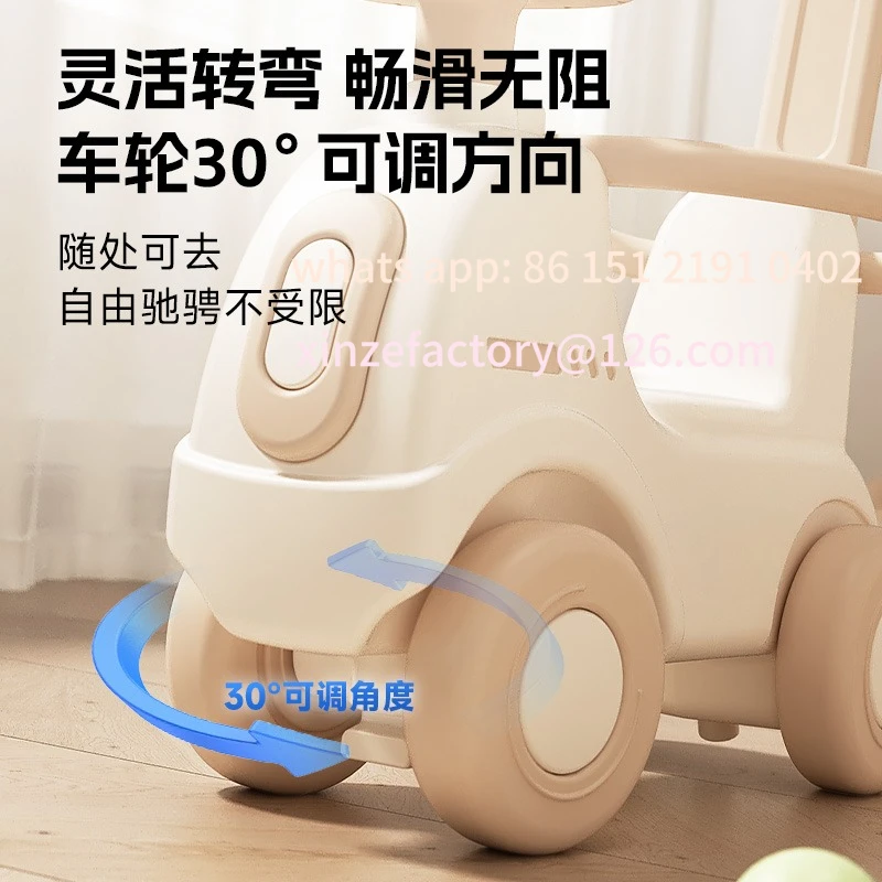 لعبة حصان طروادة هزازة قابلة للتخصيص، شريحة حصان هزاز 2 في 1 للحماية من السقوط