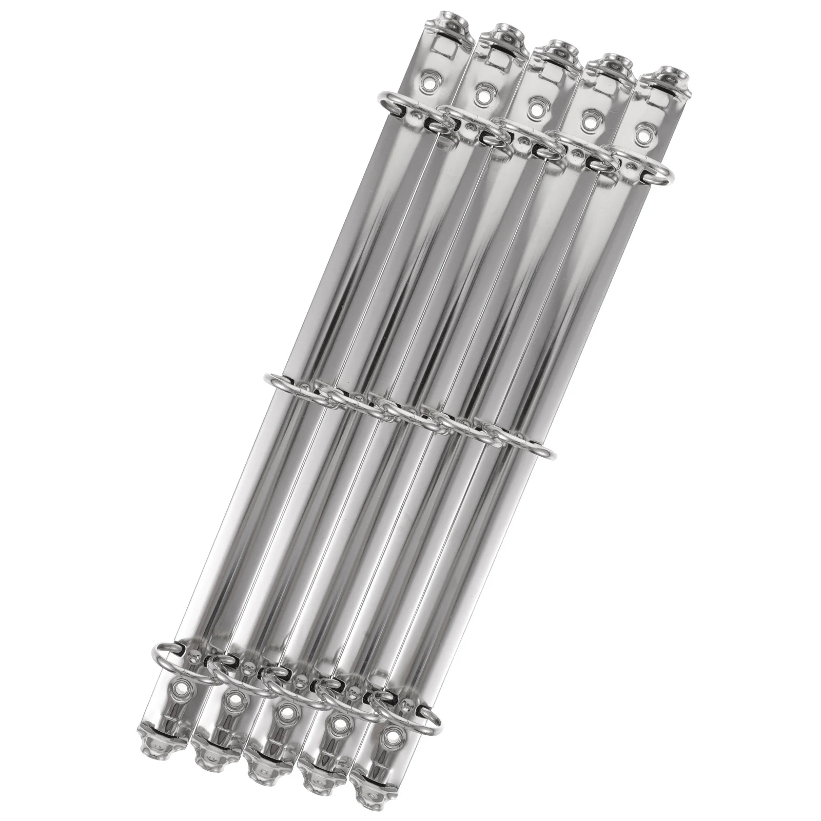 5pcs Metal 3-Ring Binder Mechanism For Loose Leaf Notebook Planner Replacement Binding Spine Combs File Organizer Index Divider