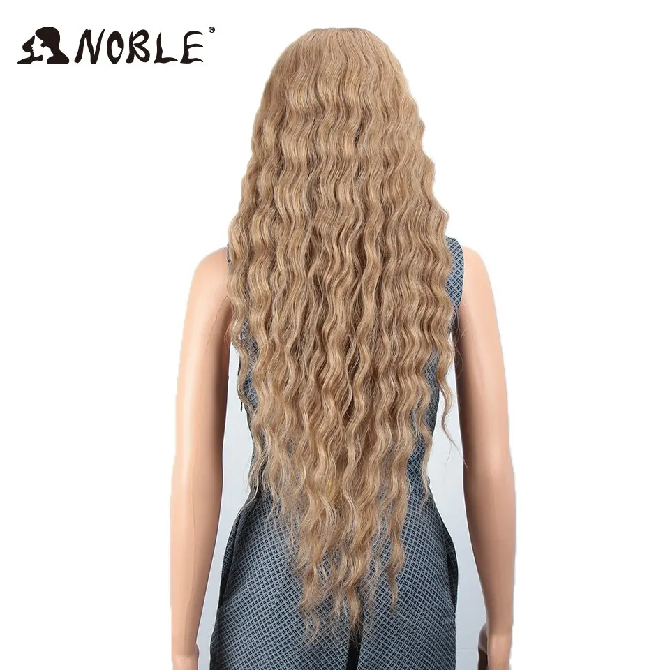 Noble Synthetic Lace Front Wig Baby Hair Wig Long Wavy 30 \