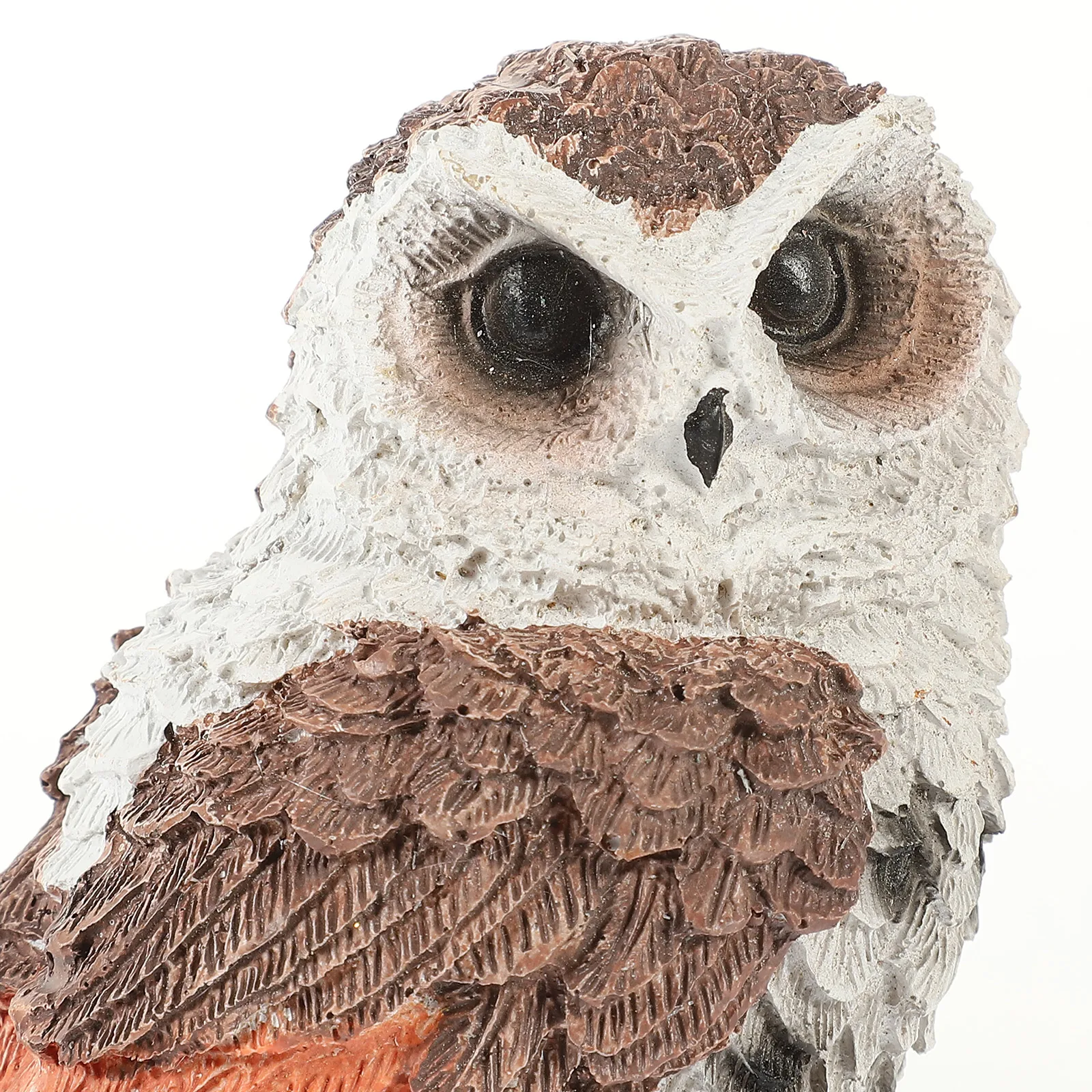 

1pc Resin Standing Sculpture Garden Landscape Ornament Desktop Decoration Small For Home Office Cartoon Statue Resin Owl