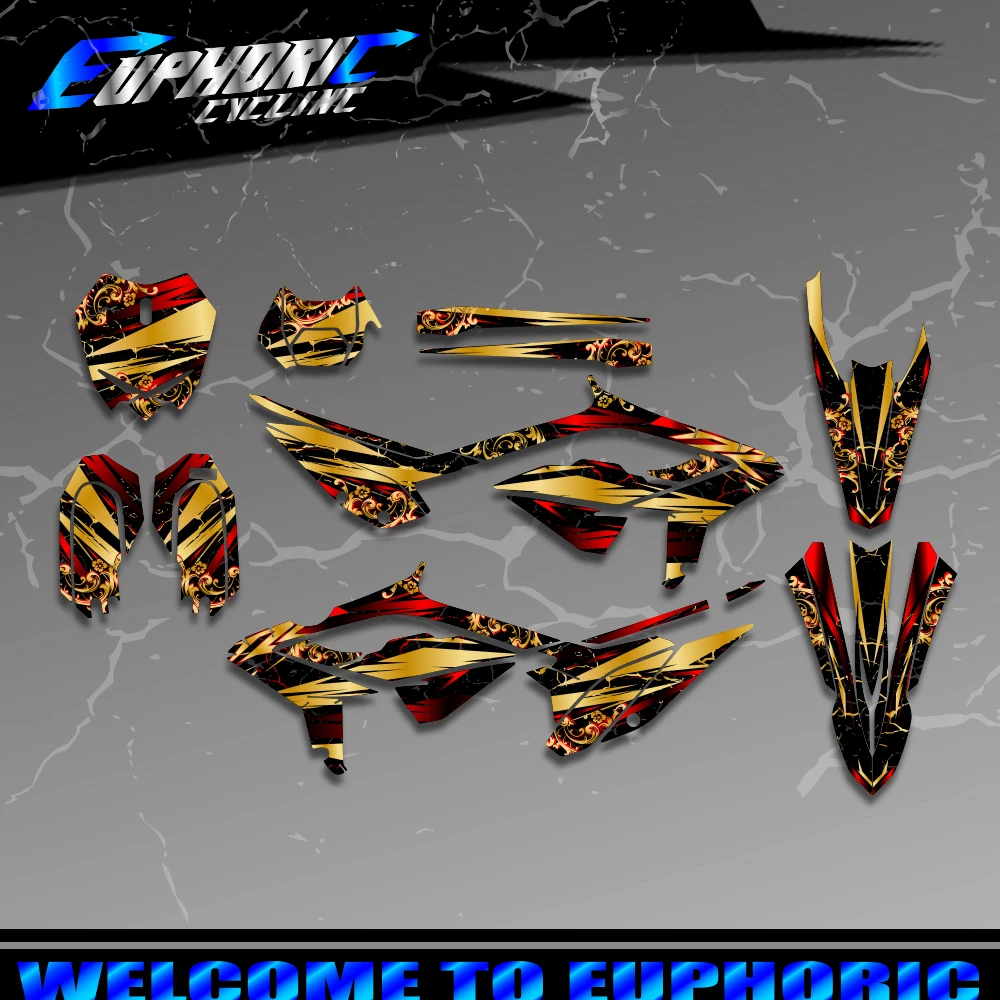 Motocross Graphics Decals Stickers Deco For Beta RR 125 200 250 300 350 390 430 480 2023 2024 Motocross