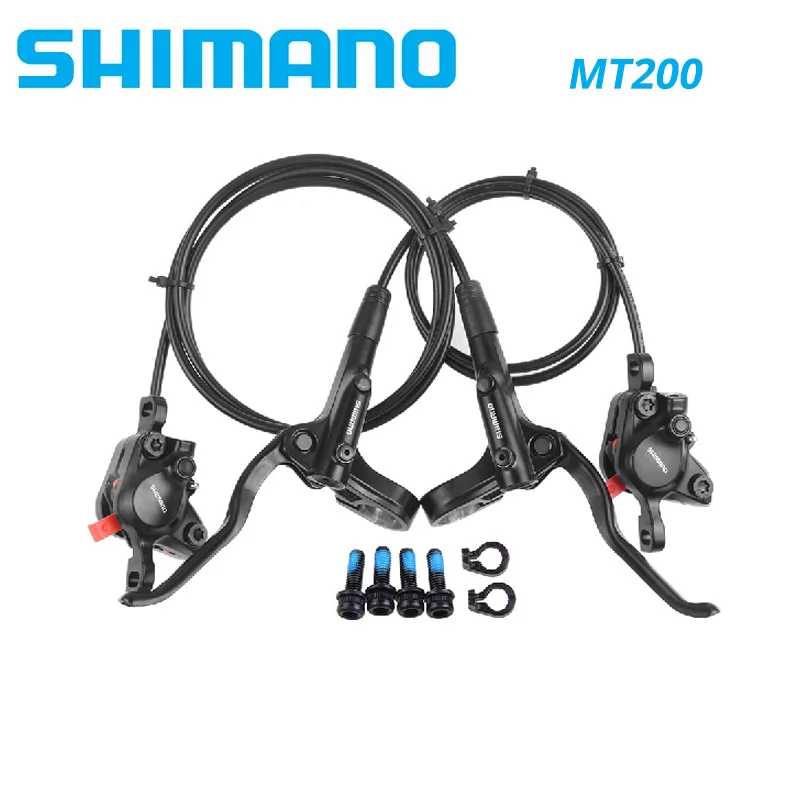 Shimano-MT200 MT201 M315 MTB 산악 자전거 유압 디스크 브레이크 세트 포함, MT200 브레이크 레버 로터 RT56 RT54 RT26 RT30 HS1 G3 