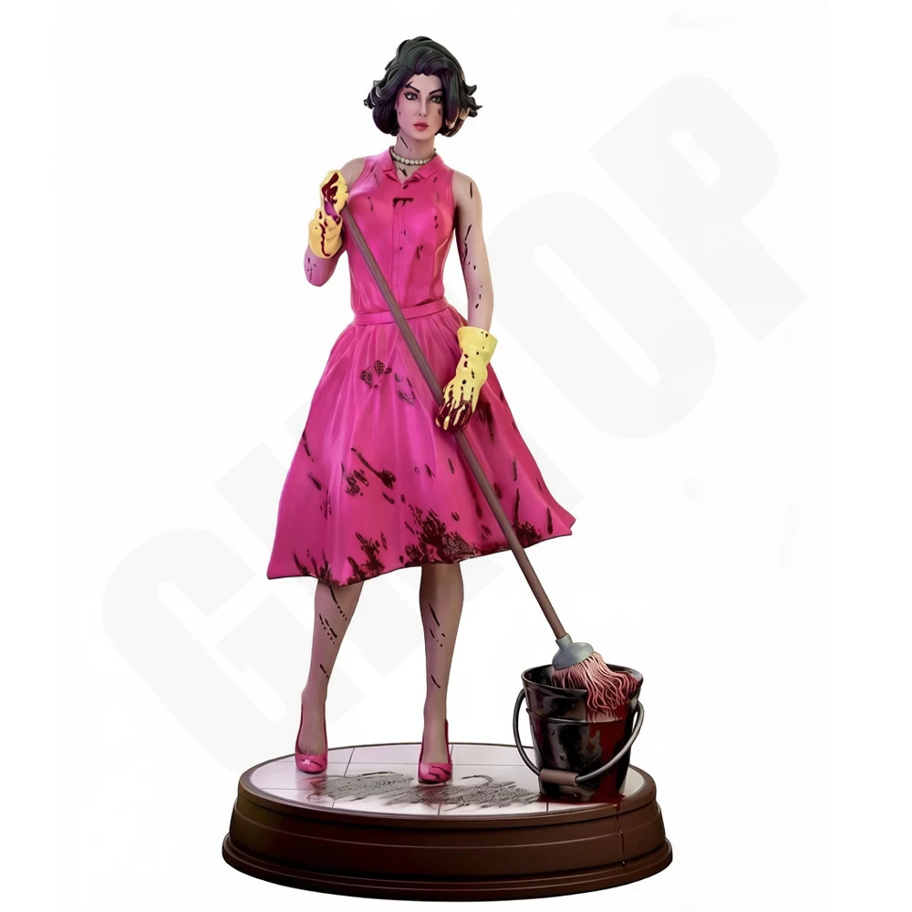 1-24-不気味な掃除婦フィギュア-3d-プリントグレーレジン-gk-フィギュアガレージキットおもちゃミニチュア像未塗装未組み立て