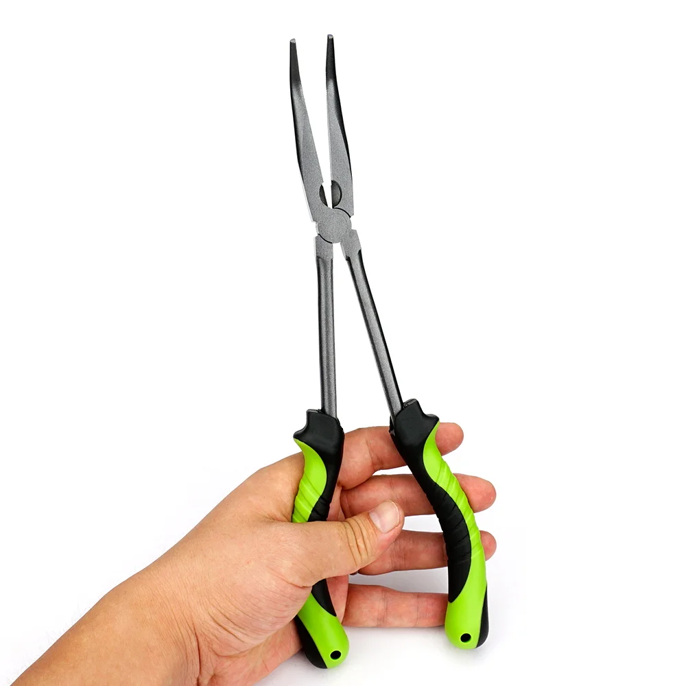 Hirisi عازمة الأنف كماشة الصيد المياه المالحة Multitool تفلون المغلفة عالية الكربون الصلب الصيد اكسسوارات PX03