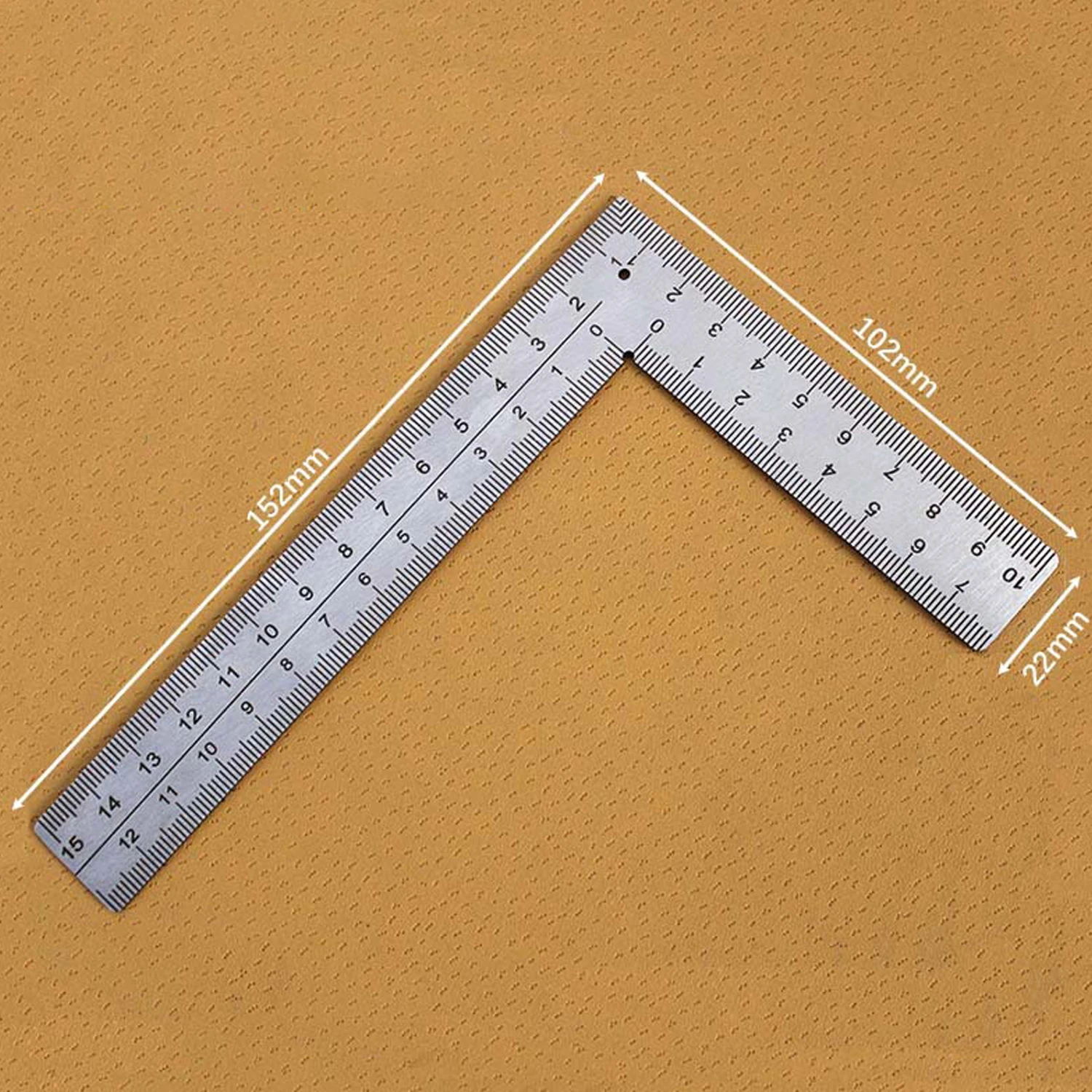 Mini Right Angle Ruler Layout Tool Mini Framing Ruler Stainless Steel Square Measuring Ruler Building Framing Gauge Drafting Too