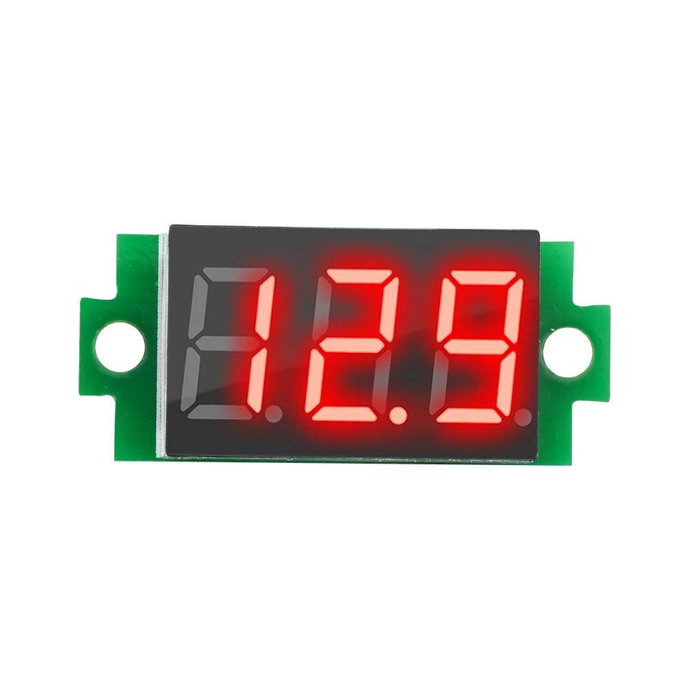 0.36 inch 3-wire DC 0~99.9V Digital Voltmeter Ammeter Auto Car Motorcycle Mobile Power Voltage Tester Detector High Accuracy