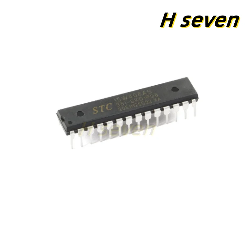 5pcs New Original STC15W408AS-35I-SK DIP28 Enhanced 1T 8051 Single-Chip Microcomputer Microcontroller MCU 15W408AS 35I SKDIP28