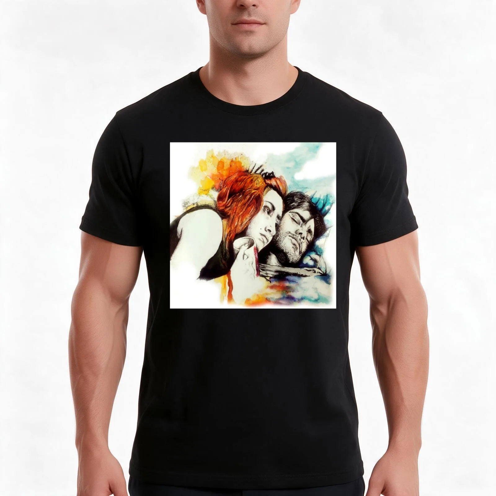 Eternal Sunshine T-Shirt, Summer Casual Cotton Tee, Oversized Streetwear Tops, Vintage Graphic Print, Loose Fit Short Sleeve
