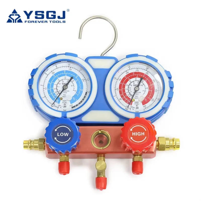 Universele Koelmiddeltool R134a Auto Airco Manifold Manometer Onderdelen Koelmiddel Manifold Manometers Set