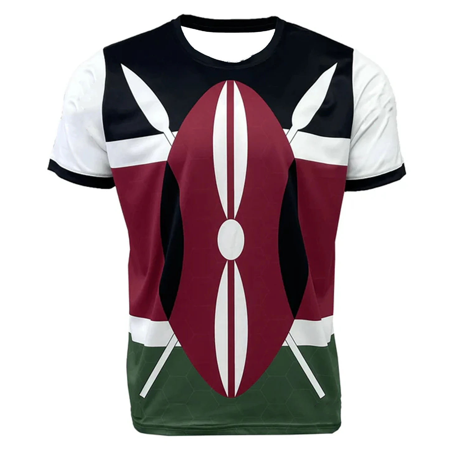 2024-25 New Arrive Style Kenya Sevens Nations Team Rugby Jersey Man Women Sport Comfort T-Shirt Sport Tee 3D Fashion Sports T