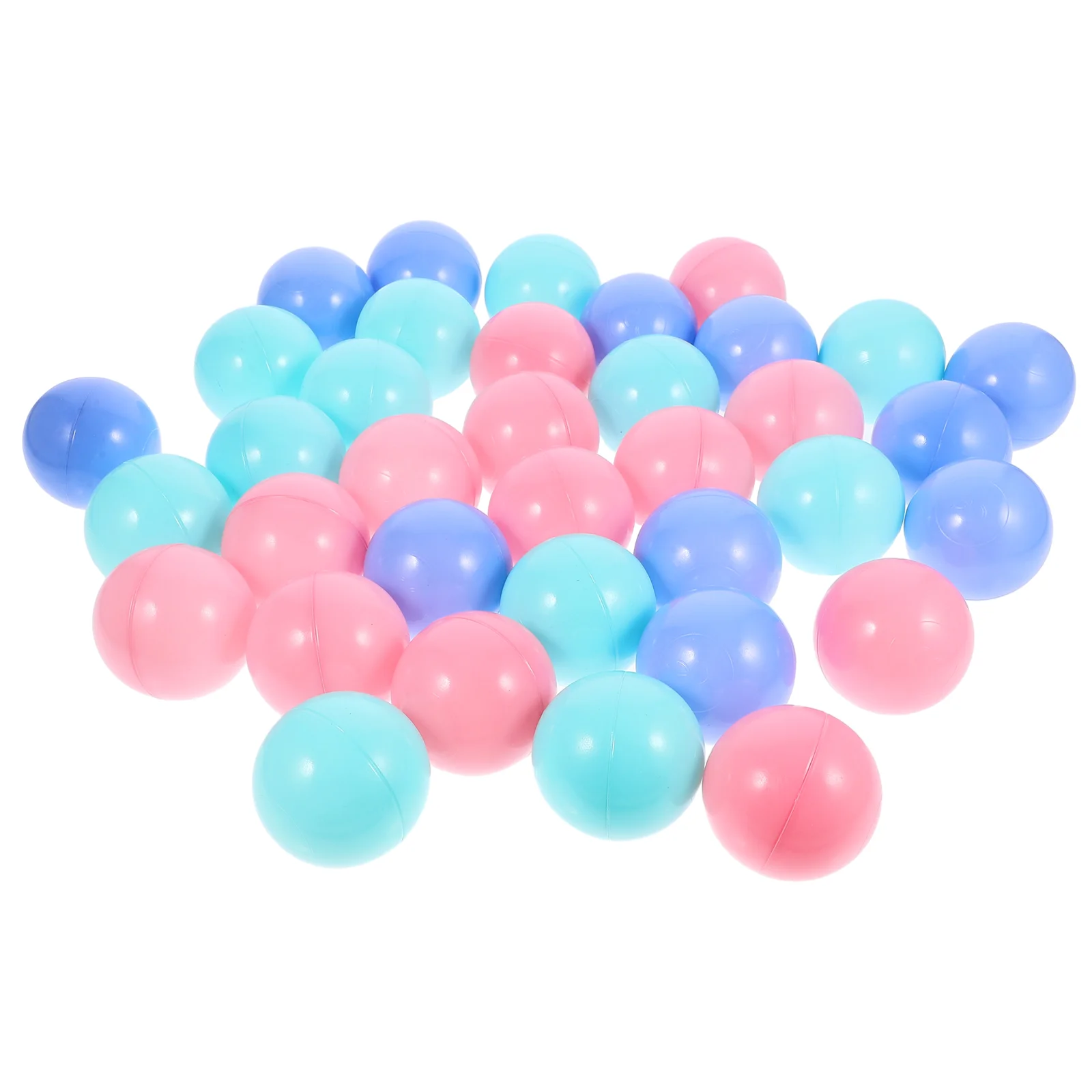 100 Pcs Children's Macaron for Pits Ocean Pool Small Plastic Game Round-shaped Play The Fence