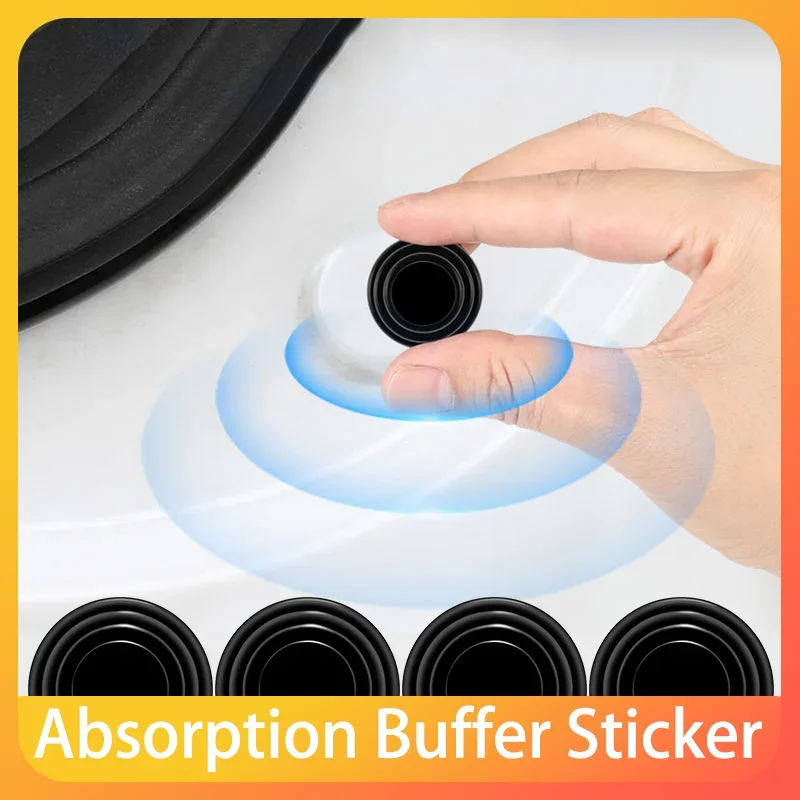 Car Anti-Collision Pad Shock Absorption Buffer Sticker For No Logo