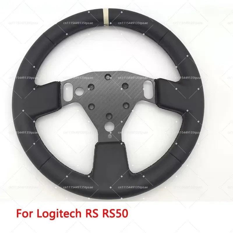 13 Inch GT Simulated Racing Steering Wheel, Replacement Wheel Hub Compatible with RS RS50