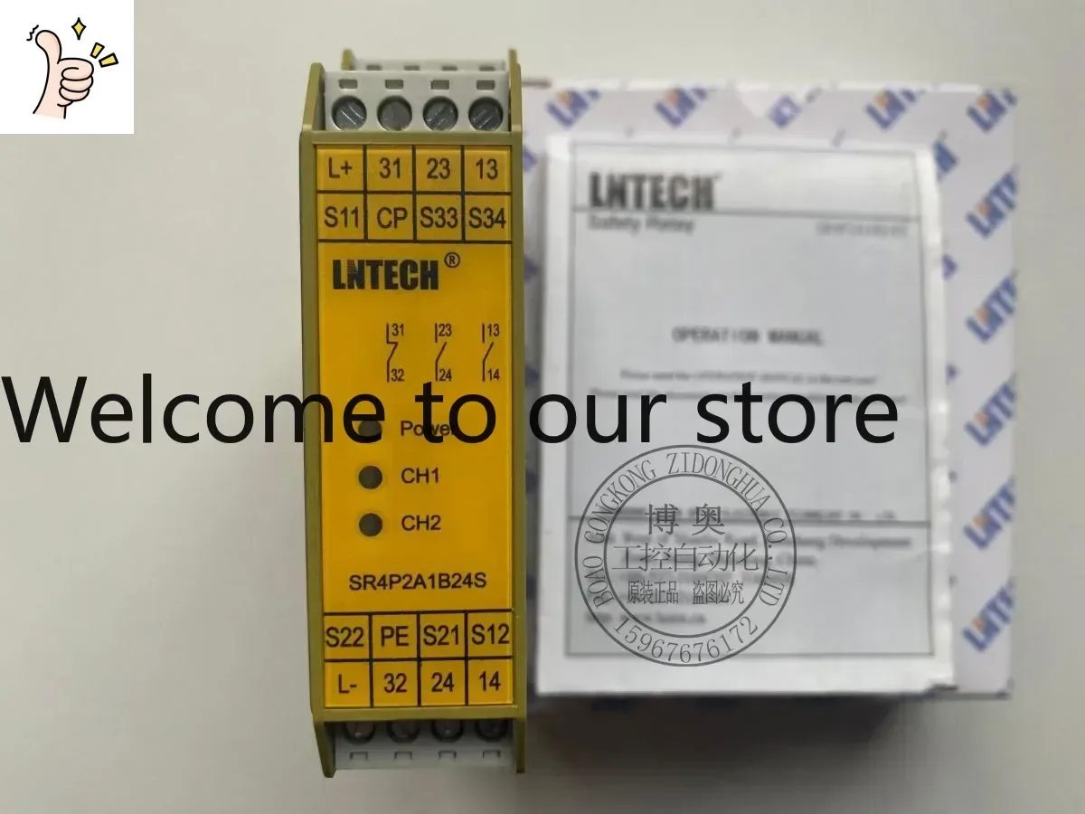 Новое оригинальное реле безопасности LNTECH Ryan SR4P3A1B24/SR4P2A1B24S (модель 2026.4). Запрос на наличие.
