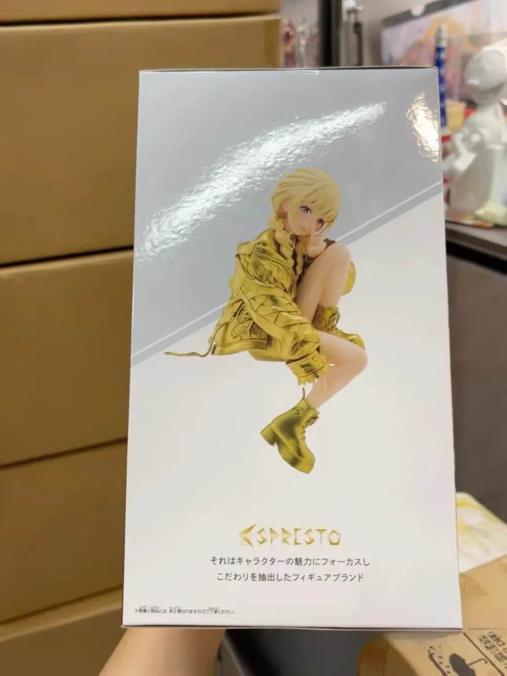 Em estoque original bandai banpresto o idolm @ ster kotone fujita anime figuras de ação modelo brinquedos ornamento de mesa coletar presentes