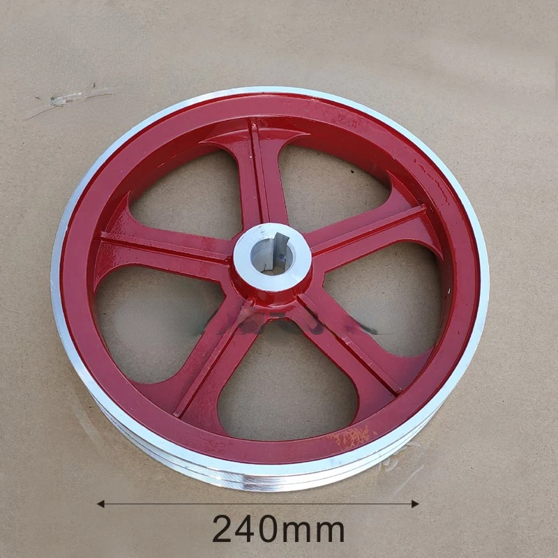 Pump V-belt Pulley dust removal fog gun sprayer triple cylinder plunger pump high pressure pump medicine pump belt pulley
