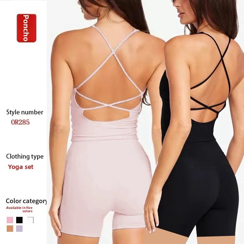 

Женский комплект для йоги с накладкой на грудь Qui Dry с высокой талией Fitn orts Спортивный жилет для спортзала No Brand Basketball Длина пять четвертей